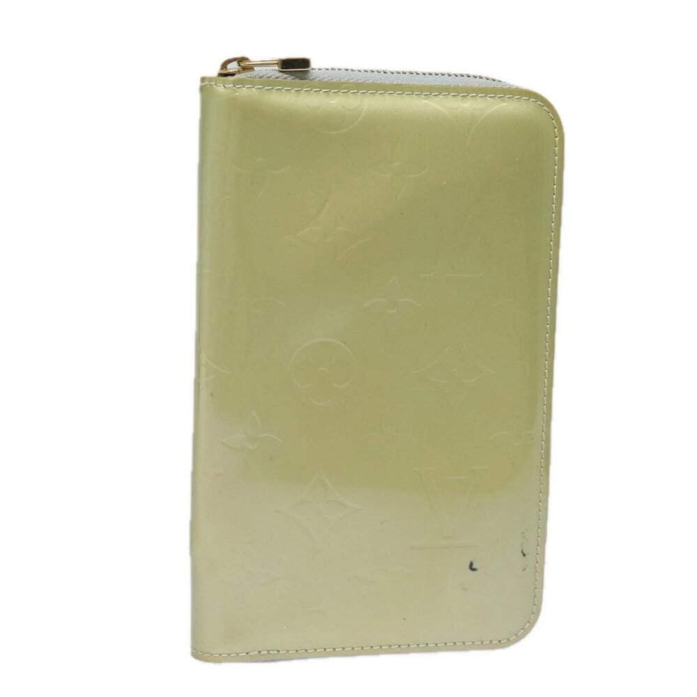 LOUIS VUITTON Monogram Vernis Eldridge Long Wallet Gris M91158 LV Auth 81320 - Picture 1 of 15